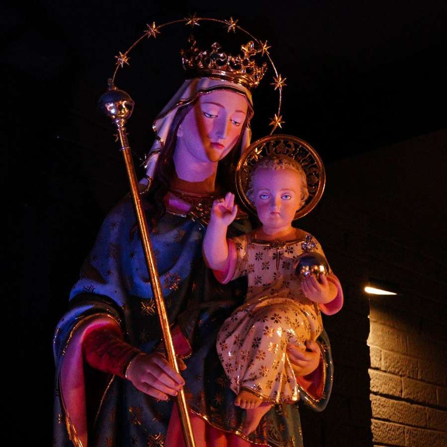 'A BREATH TAKING' MAYER OF MUNICH STATUE 'OUR LADY  & BABY JESUS